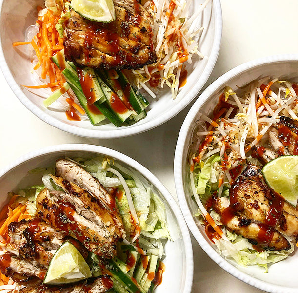 Vietmanese Chicken Vermicelli Bowls