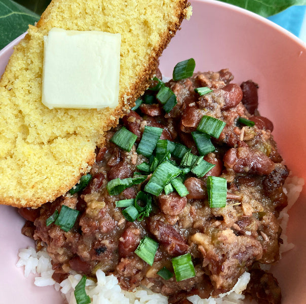 Red Beans with Bacon