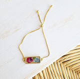 Petal Press Bar Bracelet