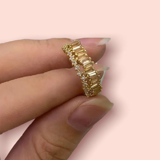 Amber Stone Ring
