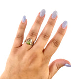 Oval Press Ring