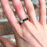 Multicolor Bar Ring