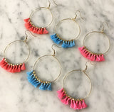 Fringe Hoop Earrings