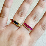 Multicolor Bar Ring