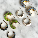 Michel Mosaic Hoops