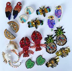 Sequined Summer Earrings